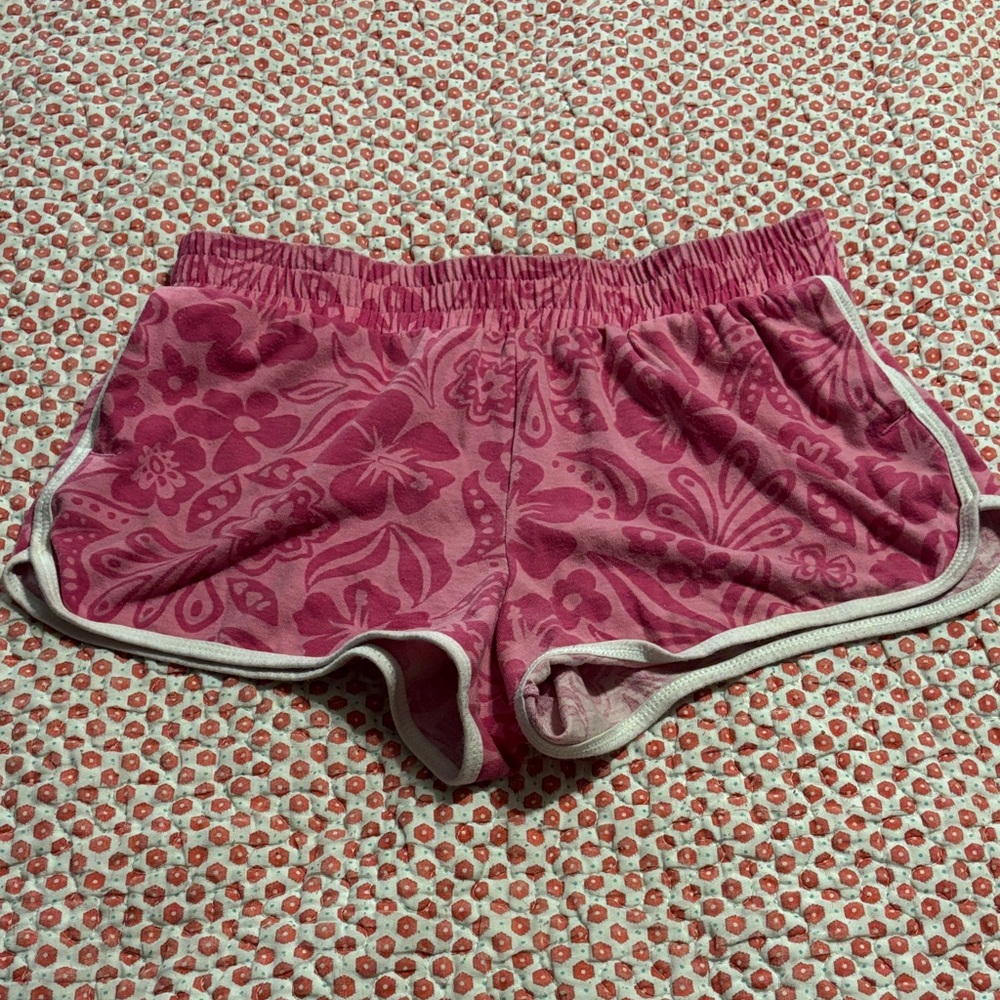 wonder nation Pink Floral Swim Coverup Shorts